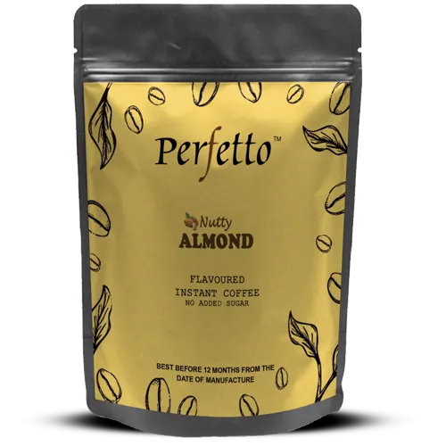 Perfetto Almond Flavoured Coffee Pouch