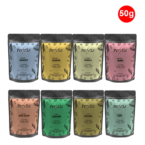 Assorted Sample Pack Of Eight Flavours (50 Gram Each)