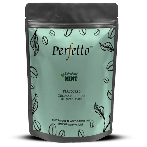 Perfetto Mint Flavoured Coffee Pouch