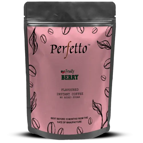 Perfetto Berry Flavoured Coffee Pouch