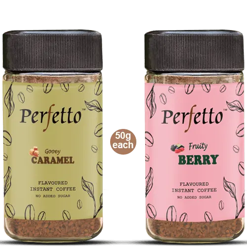 Berry & Caramel Instant Flavoured Coffee