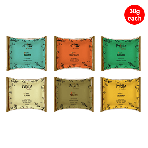 Assorted Sample Pack Of Six Flavours (30 Gram Each)