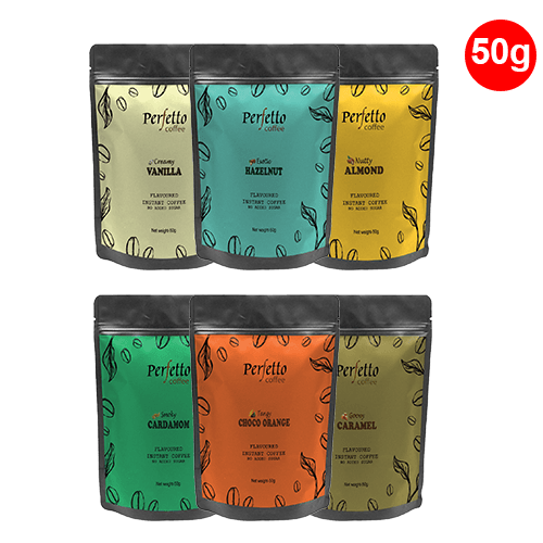 Assorted Sample Pack Of Six Flavours (50 Gram Each)