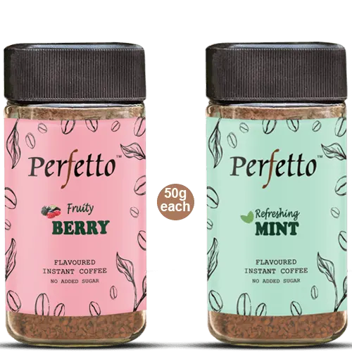 Berry & Mint Instant Flavoured Coffee